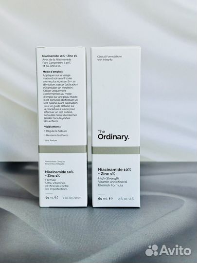 The Ordinary Niacinamide 10 % + Zinc 1 % - 60 мл