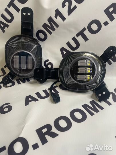 Светодиодные LED птф KIA RIO 4 в дхо 50W Sal-Man