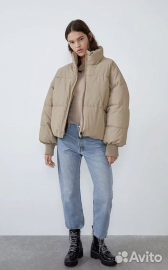 Пуховик oversize зимний Новый