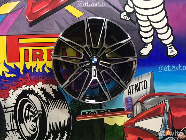 Диски литые R20 BMW 6 новые разноширокие