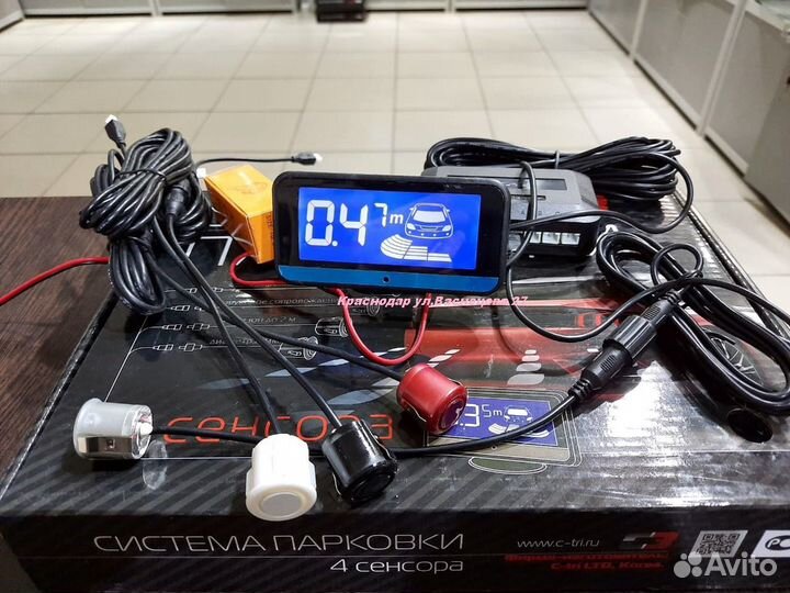 Парковочный радар 4 датчика