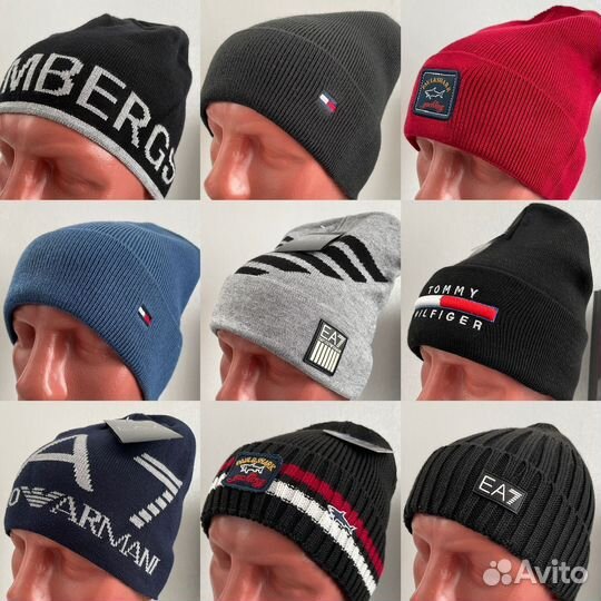 Шапка EA7, Nike, Bikkembergs, Paul Shark