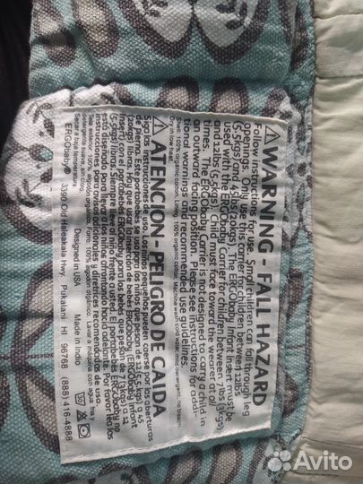 Эргорюкзак ergobaby organic