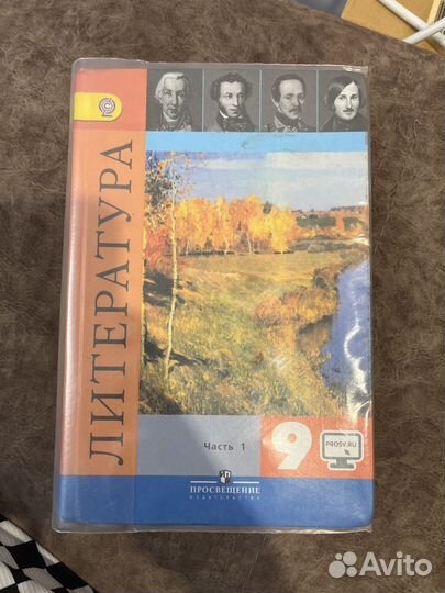 Учебник по литературе 9 класс