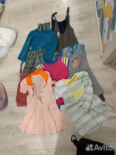 Детские вещи пакетом девочка 116 -128