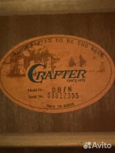 Акустическая гитара Crafter D6/N