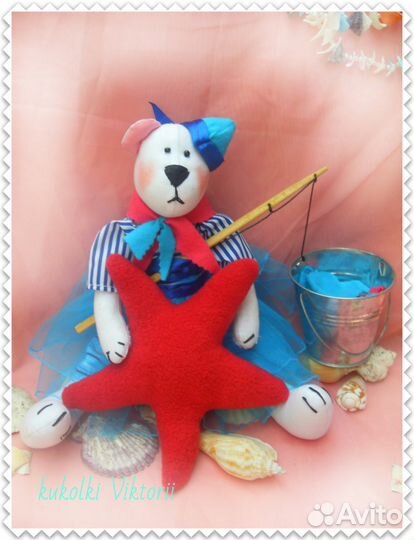 Мишка Сонечка (в стиле Тильда)