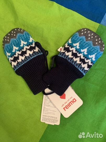 Шапка и варежки reima 44-46