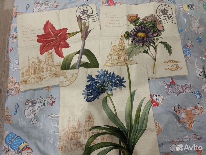 Наволочки для интерьерных подушек новые