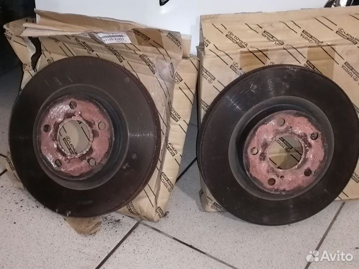 Тормозные диски передние toyota camry v 50