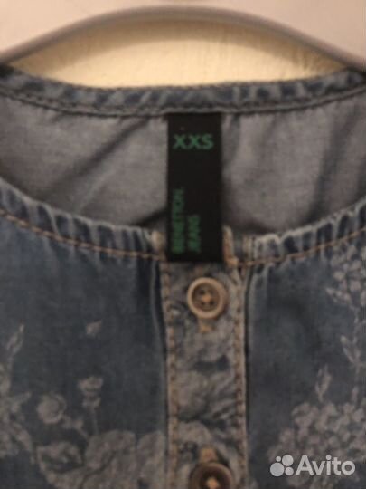 Джинсовый комбинезон для девочки XXS