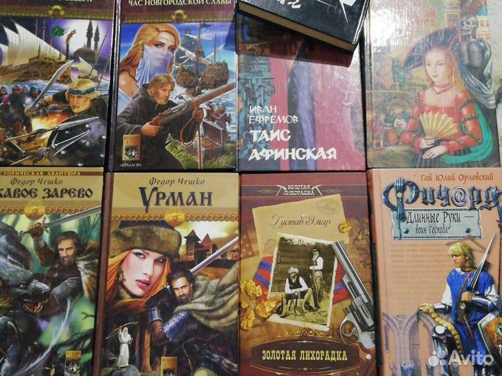 Детские книги, детективы, романы