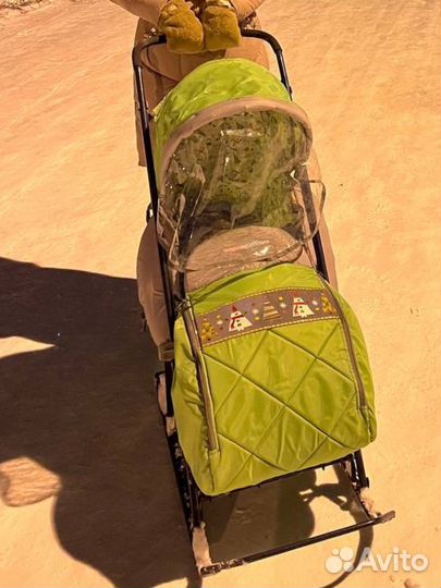 Санки коляска ника кидс