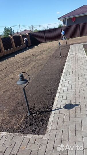 Вспашка,фрезерование,выравнивание,планировка,газон