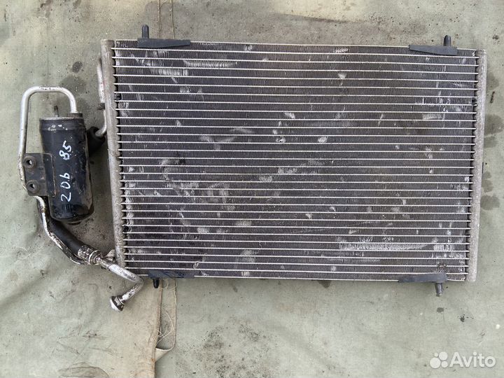 Радиатор кондиционера Peugeot 206