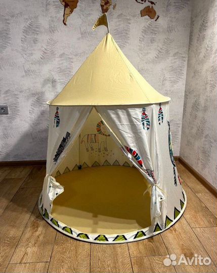 Новый Детский игровой домик-палатка виг вам