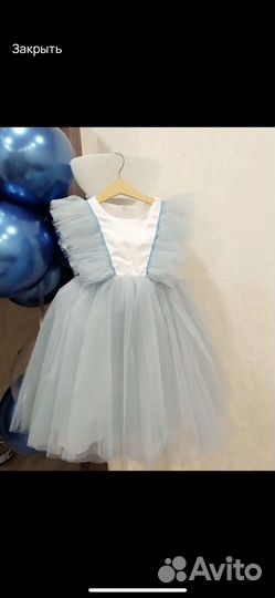 Платье пышное новогоднее праздничное платье Эльзы