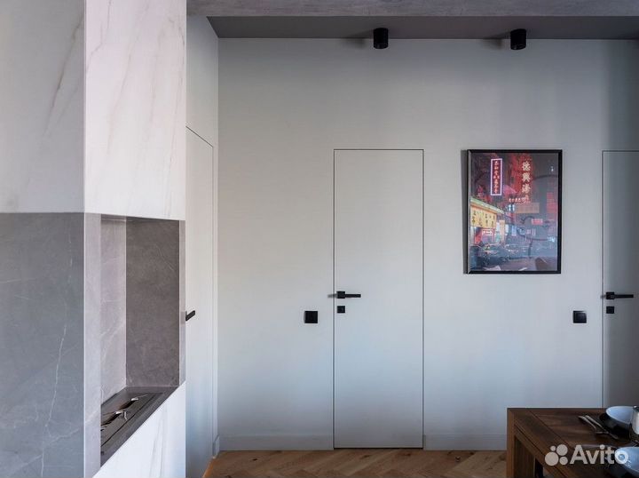 Двери межкомнатные скрытые под покраску, отделку