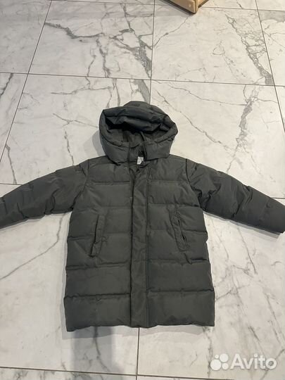 Куртка пуховик zara 128, обьемная