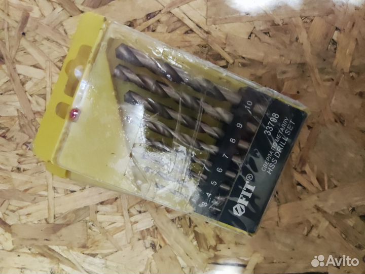 Набор сверл fit 33798 8шт от 3-10
