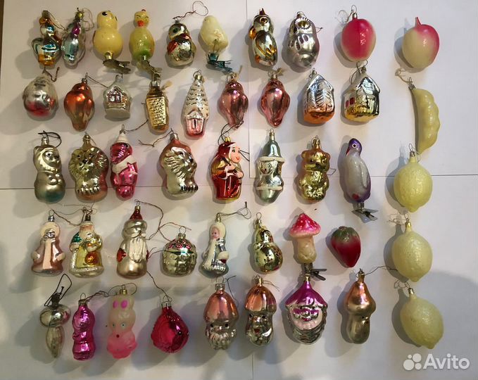 Елочные игрушки СССР