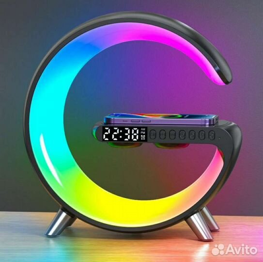 Многофункциональные часы-ночник с RGB подсветкой