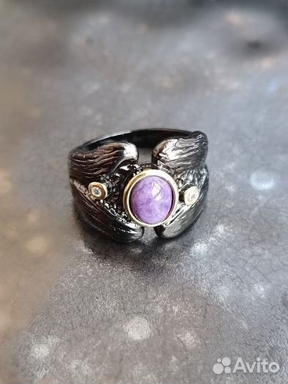 Серебряные кольца + серьги