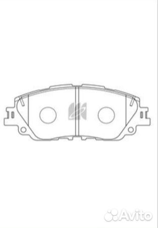 Тормозные колодки передние Toyota Camry V70