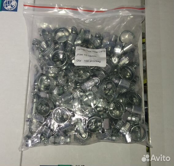 Хомут червячный 10-16/9 W1