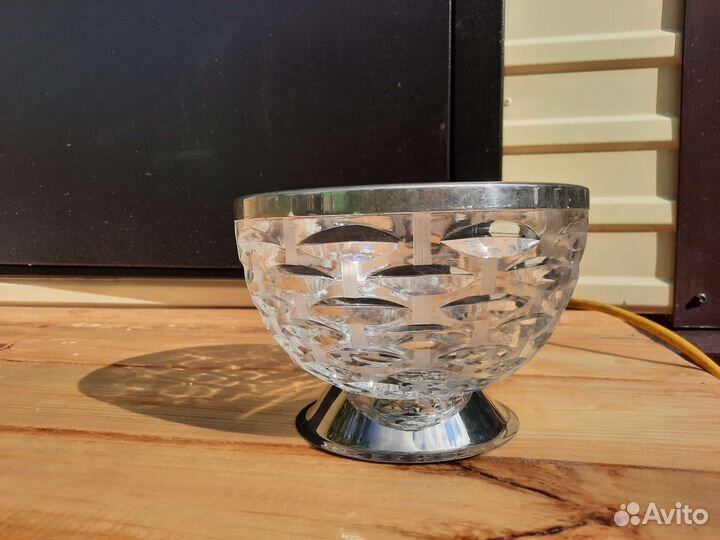 Хрустальная ваза чехия 1970 г