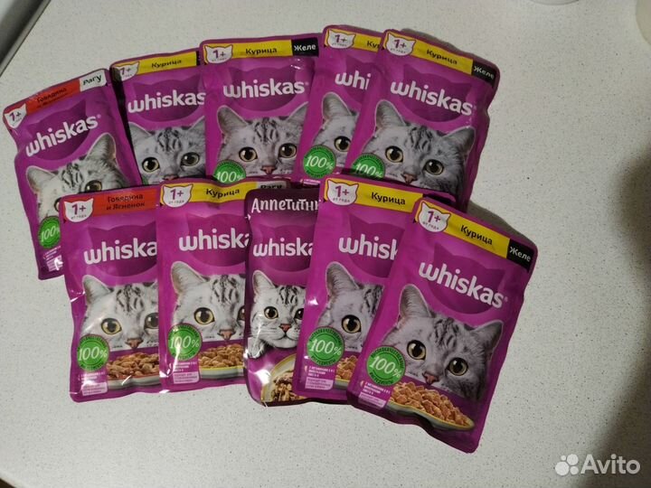 Корм для кошек whiskas