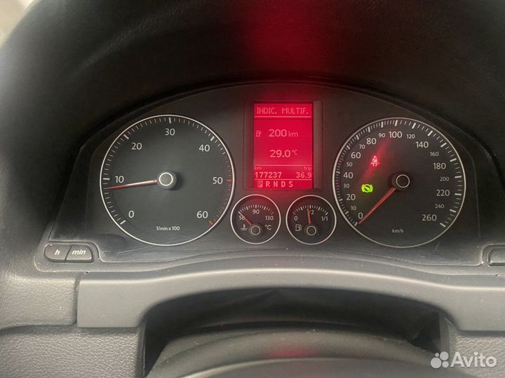 Volkswagen Golf Plus 1.9 AMT, 2008, 177 200 км