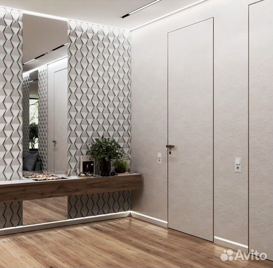 Скрытые двери invisible новые (высота 2555)