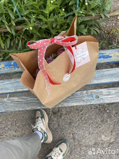 Букет гигант из мыльных роз