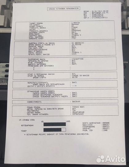 Принтер Brother FAX-2845