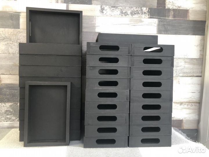 Подносы деревянные