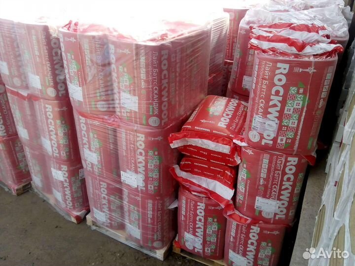 Минеральная вата Rockwool лайт скандик