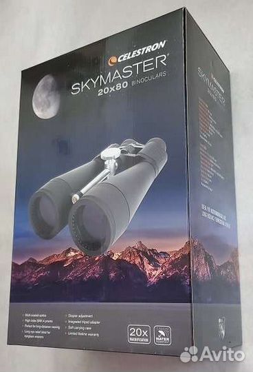 Бинокль celestron skymaster 20x80