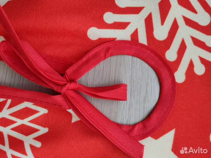 Коврик под елку новогодний диаметр 90см