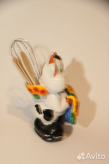 Держатель для столовых приборов в виде коровы, нов