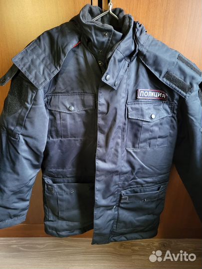 Костюм зимний полиция. Бушлат и штаны