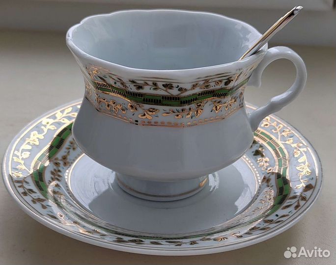 Чашка с блюдцем китай