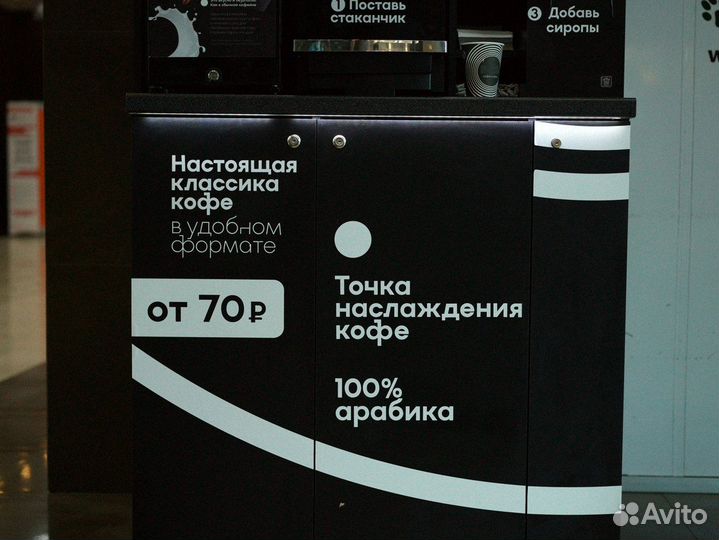 Кофейня самообслуживания Окупаемость 3-6 месяцев