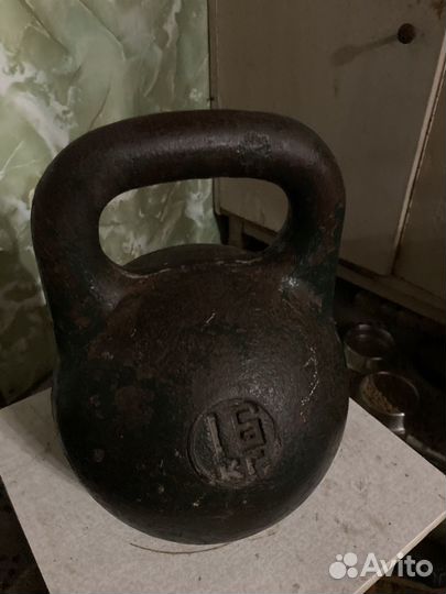 Гиря 16 кг СССР