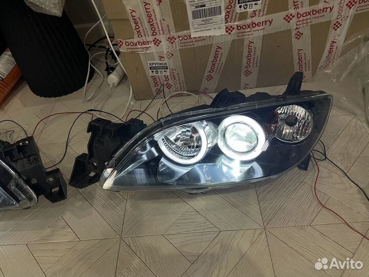 Фары mazda 3 bk bi LED