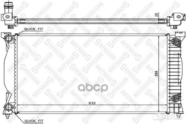 10-25178-SX радиатор системы охлаждения АКПП A