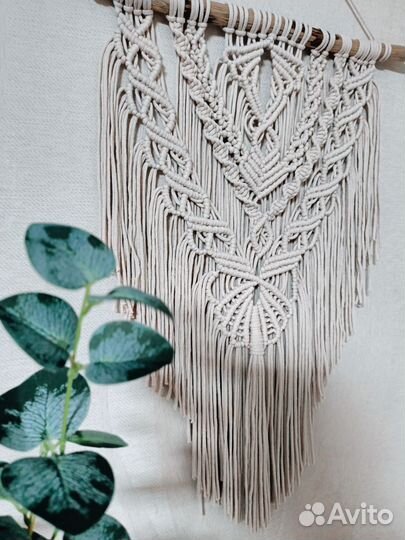 Интерьерное панно, макраме панно
