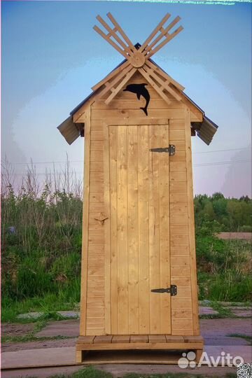Дачный туалет с установкой
