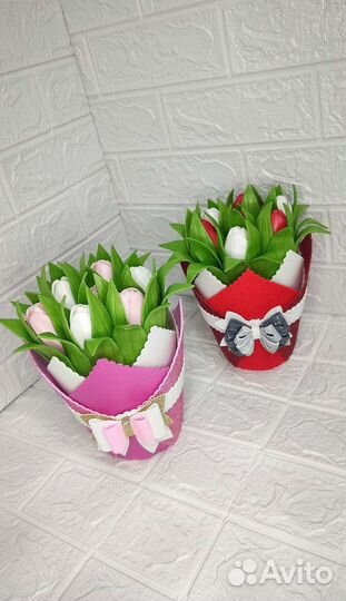 Букет-конфетница