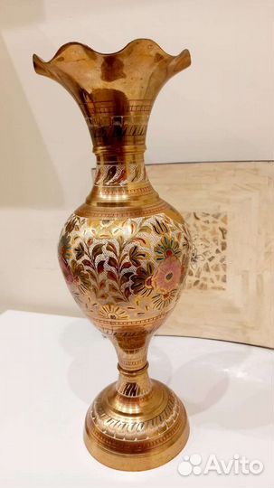 Вазы из латуни Индия